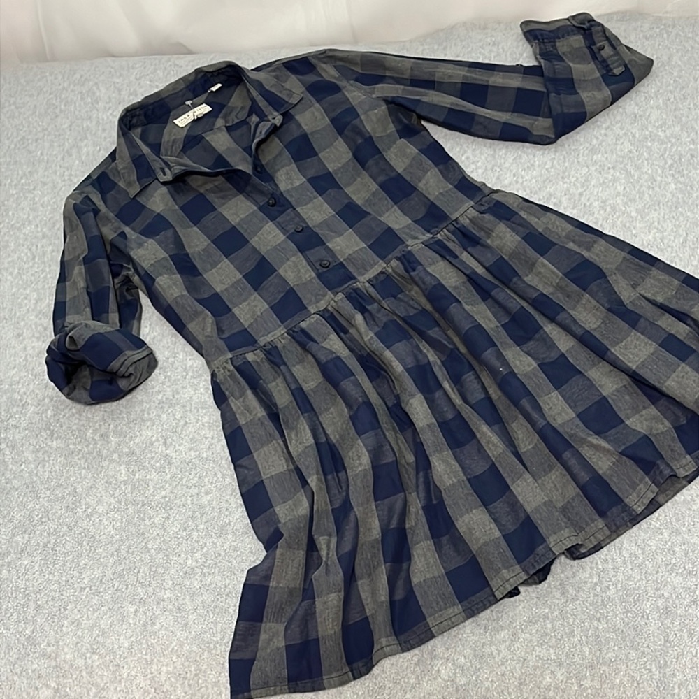 Jack Wills Check Dress Size 6 Academia Preppy Granola Grunge